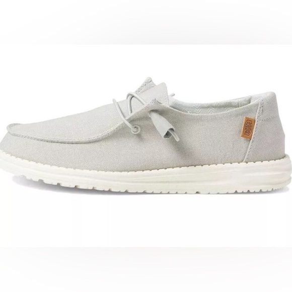 HeyDude Wendy Chambray Light Grey- Women’s 6 - Picture 1 of 6